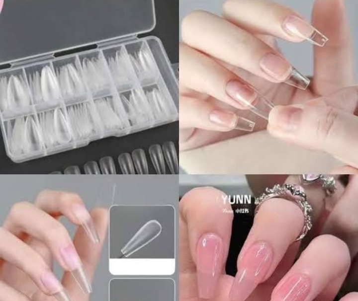 اظافر شفافه ساده